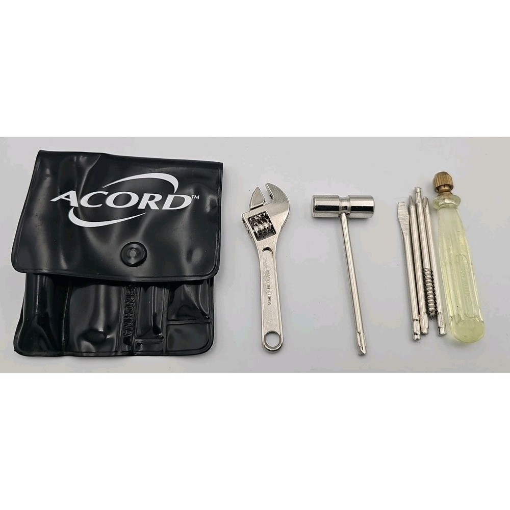 Vintage Acord Mini Tool Kit - Pocket Screwdriver Wrench Set